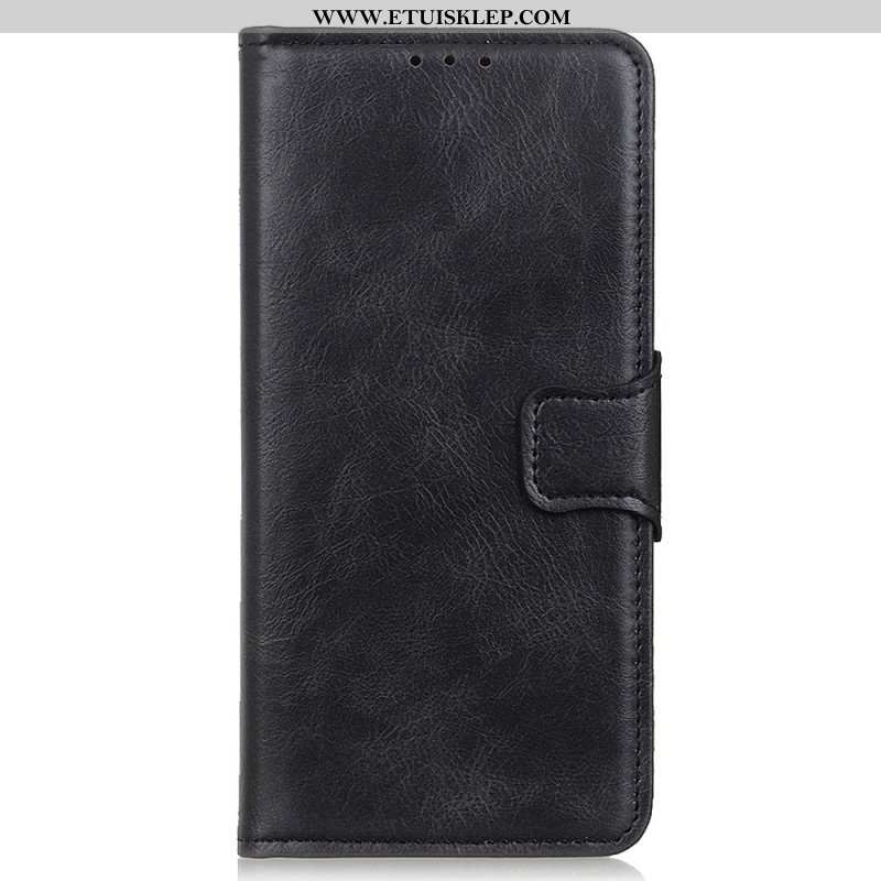 Etui Folio do Honor Magic 5 Lite Stylowe Skórzane Zapięcie Dwustronne
